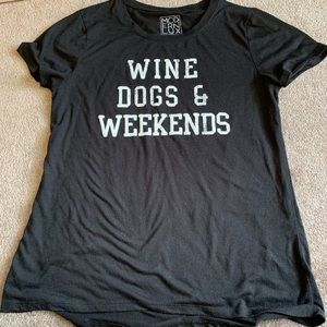 Black graphic t-shirt